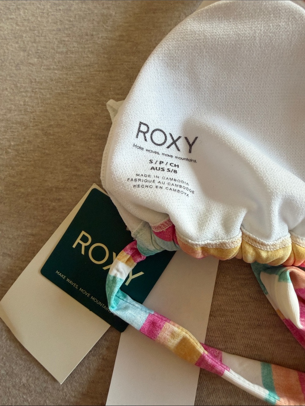 NWT Roxy Bikini Top - Picture 3 of 4